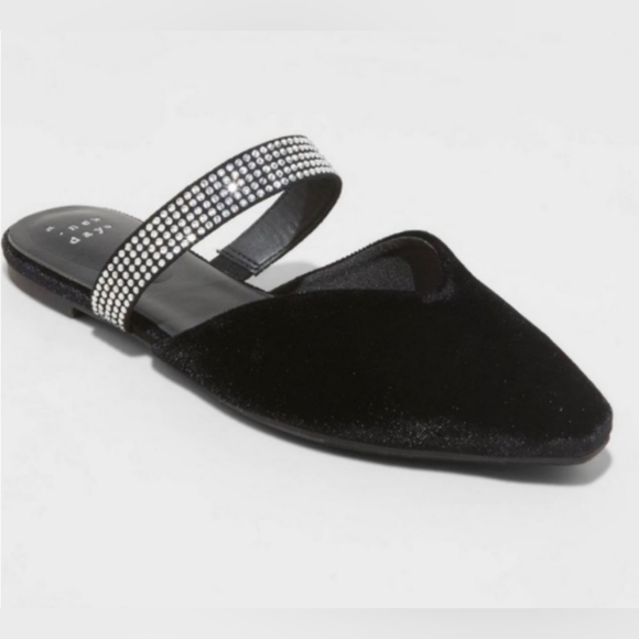 a new day Shoes New Womens A New Day Maxine Black Mules Sandals